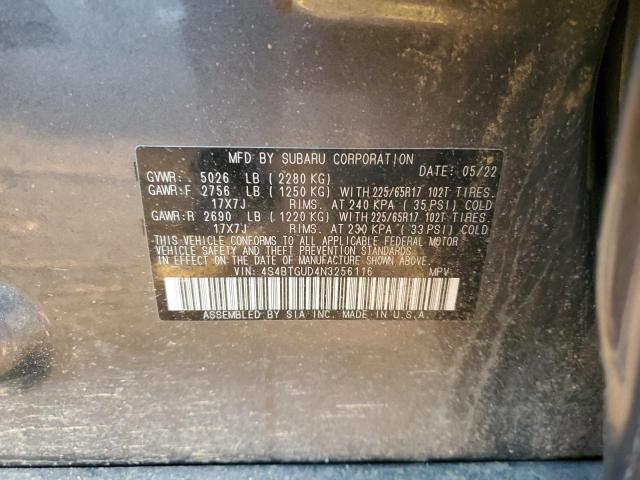 4S4BTGUD4N3256116 Subaru Outback Wilderness