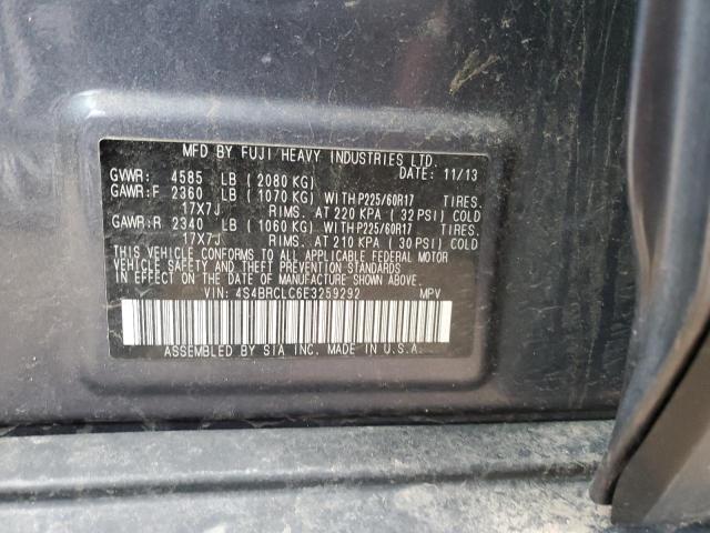 4S4BRCLC6E3259292 Subaru Outback 2.5i Limited