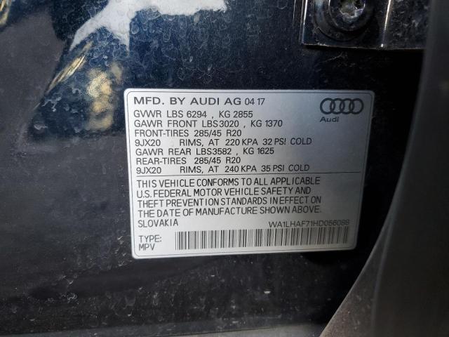 WA1LHAF71HD056088 Audi Q7 Premium Plus
