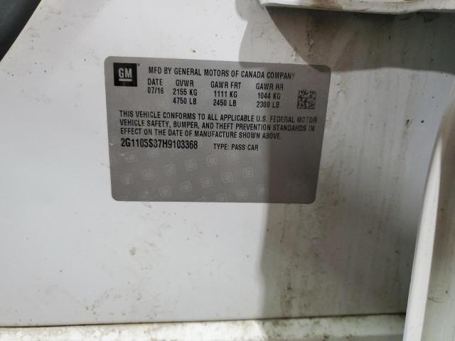 2G1105S37H9103368 Chevrolet IMPALA LT