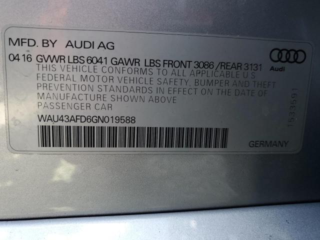 WAU43AFD6GN019588 Audi A8 L Quattro