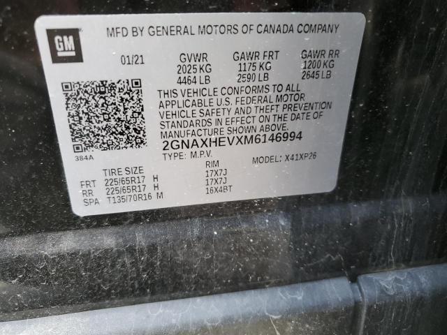 2GNAXHEVXM6146994 Chevrolet EQUINOX LS