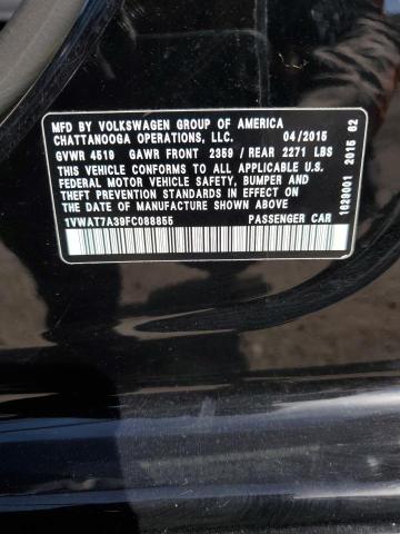 1VWAT7A39FC088855 Volkswagen PASSAT S