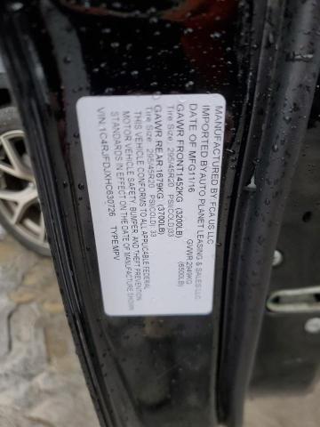 1C4RJFDJXHC630726 Jeep Grand Cherokee Srt-8
