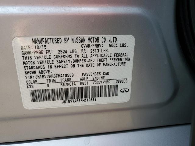 JN1BV7AR6FM419569 Infiniti Q50 BASE