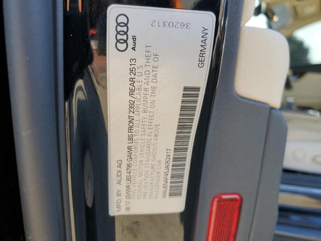 WAUENAF45JA052417 Audi A4 Premium Plus