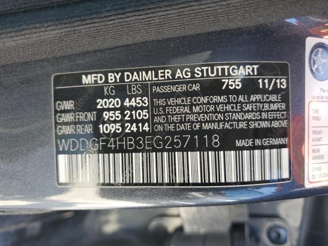 WDDGF4HB3EG257118 Mercedes-Benz C 250