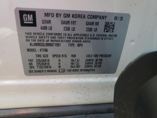 KL4MMGSL9MB071997 Buick Encore Gx Essence