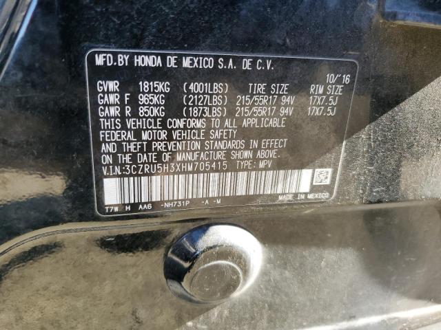 3CZRU5H3XHM705415 Honda HR-V LX