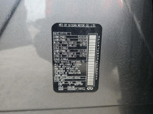 3PCAJ5M33KF145542 Infiniti Qx50 Essential