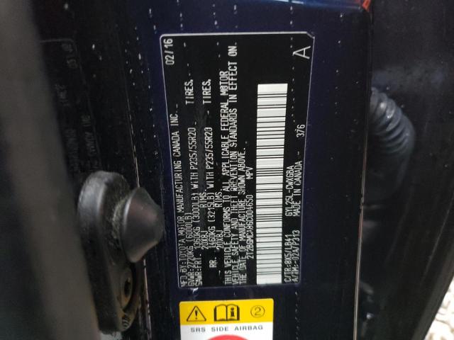 2T2BGMCA8GC004650 Lexus Rx 450h Base