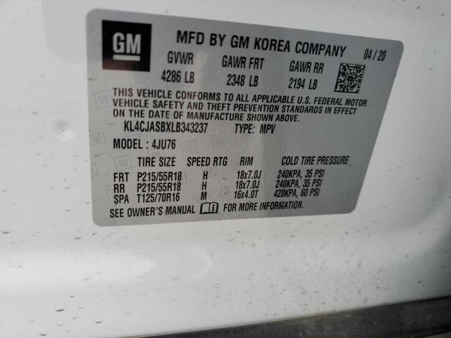 KL4CJASBXLB343237 Buick Encore Preferred