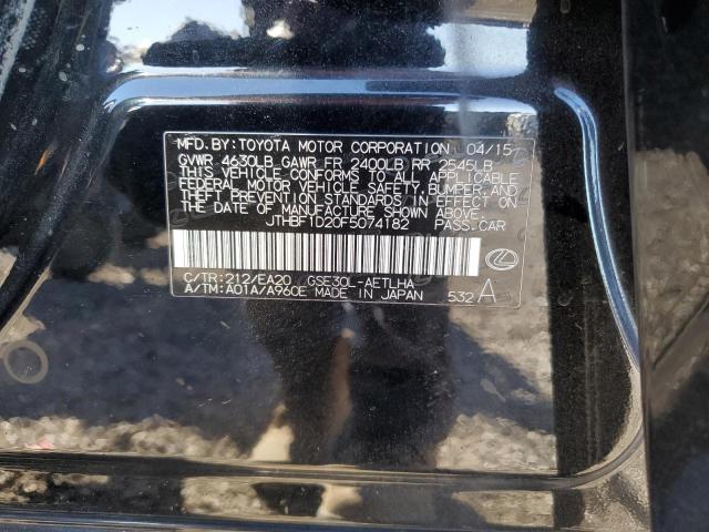 JTHBF1D20F5074182 Lexus IS 250