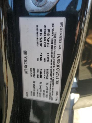 5YJ3E1EA1KF304741 Tesla MODEL 3