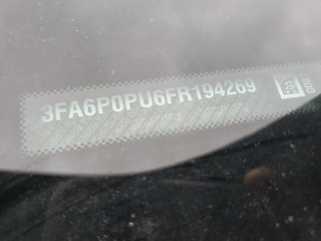 3FA6P0PU6FR194269 Ford Fusion Se Phev