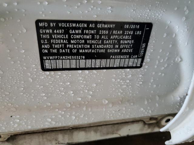 WVWFP7AN2HE503276 Volkswagen Cc R-line
