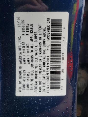 1HGCR2F52EA245919 Honda Accord Sport