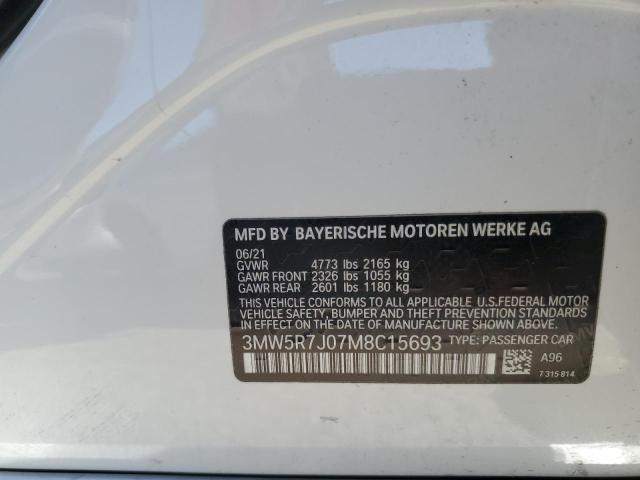 3MW5R7J07M8C15693 BMW 330XI