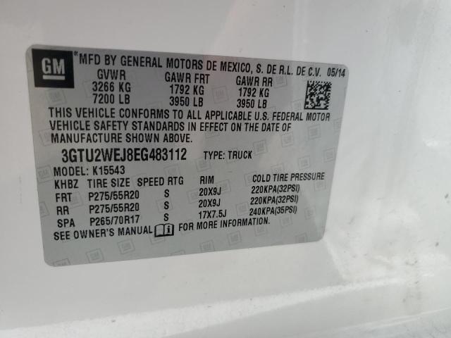 3GTU2WEJ8EG483112 GMC Sierra K1500 Denali