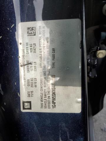 1G4PW5SKXG4134103 Buick Verano Sport Touring