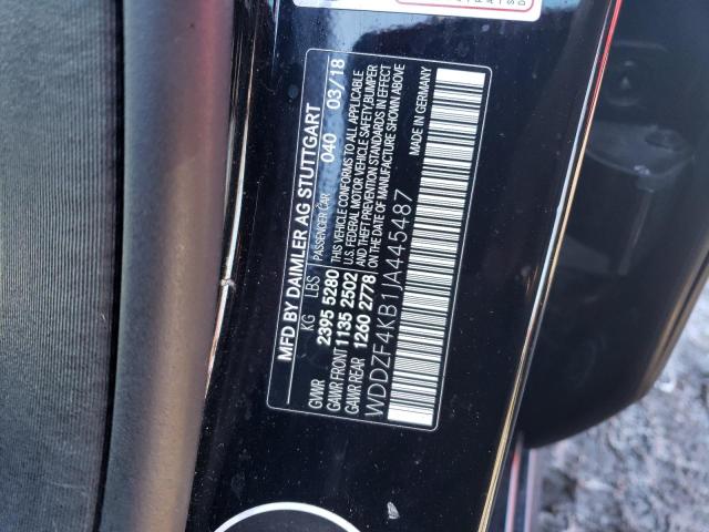 WDDZF4KB1JA445487 Mercedes-Benz E 300 4matic
