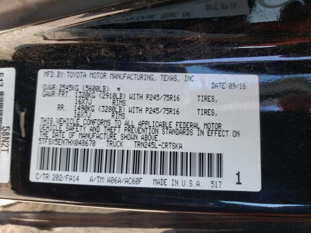 5TFSX5EN7HX048670 Toyota Tacoma Access Cab