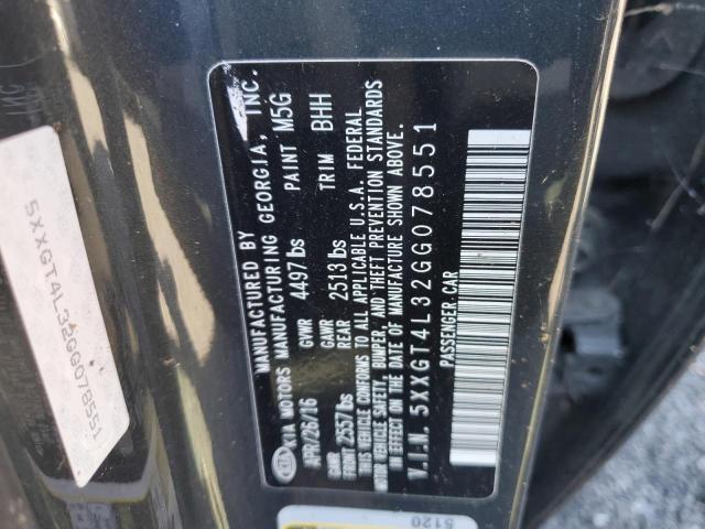 5XXGT4L32GG078551 KIA Optima Lx