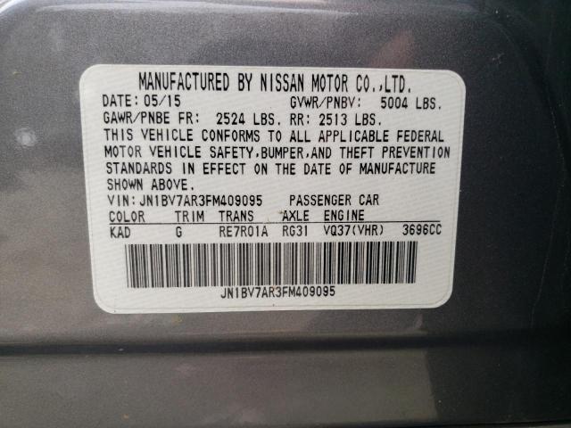 JN1BV7AR3FM409095 Infiniti Q50 BASE