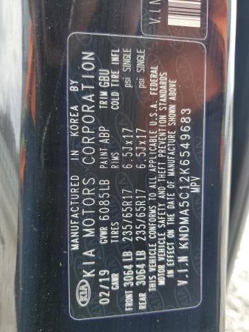 KNDMA5C12K6549683 KIA Sedona L