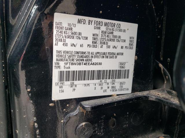 1FT8W3BT4EEA82030 Ford F350 Super Duty