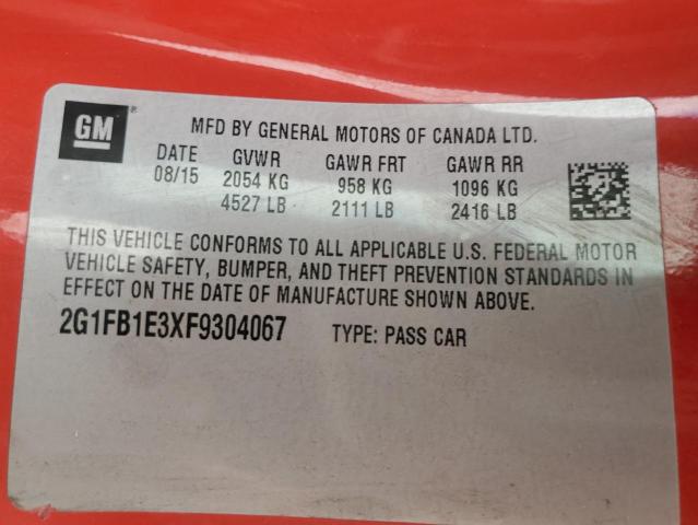 2G1FB1E3XF9304067 Chevrolet CAMARO LS