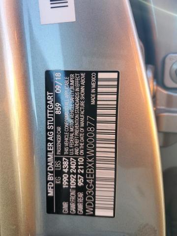 WDD3G4EBXKW000877 Mercedes-Benz A 220