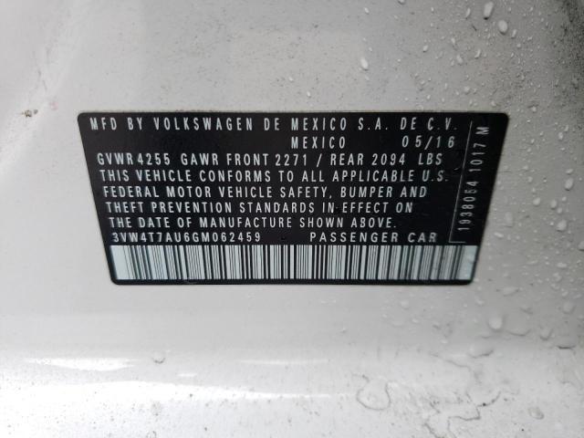 3VW4T7AU6GM062459 Volkswagen GTI S/SE