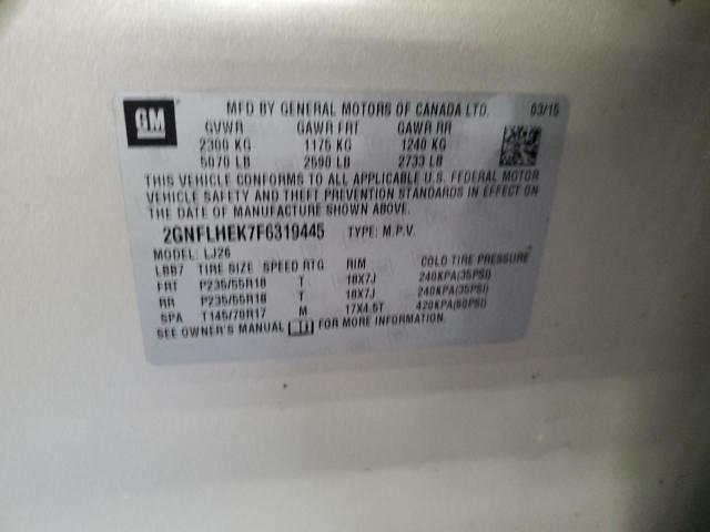 2GNFLHEK7F6319445 Chevrolet Equinox Ltz