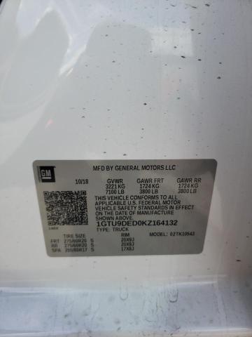 1GTU9DED0KZ164132 GMC Sierra K1500 Slt