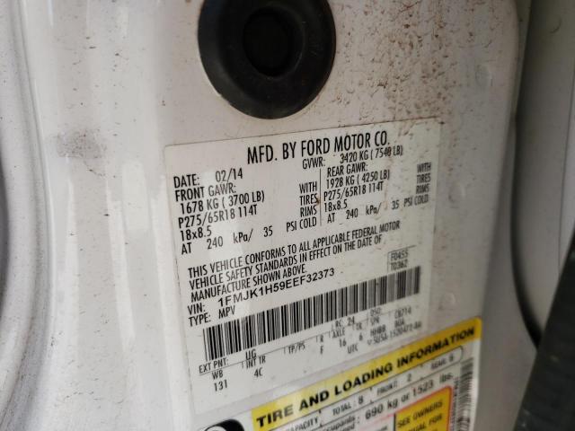 1FMJK1H59EEF32373 Ford Expedition El Xlt