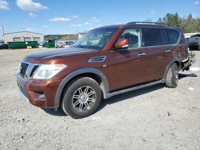 2017 Nissan Armada Sv მანქანა იყიდება აუქციონზე, vin: JN8AY2NC1H9503785, აუქციონის ნომერი: 46724024