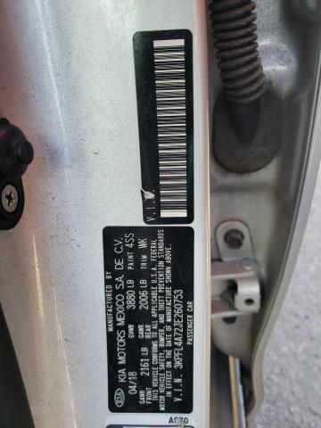 3KPFL4A72JE260753 KIA FORTE LX