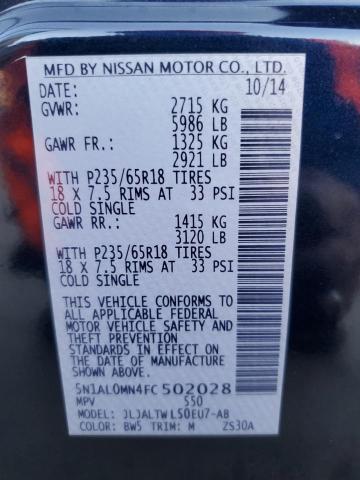 5N1AL0MN4FC502028 Infiniti QX60