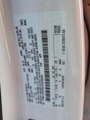 1FMCU0GD8JUD39203 Ford ESCAPE SE