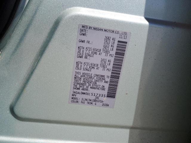 5N1AL0MM3EC517335 Infiniti QX60
