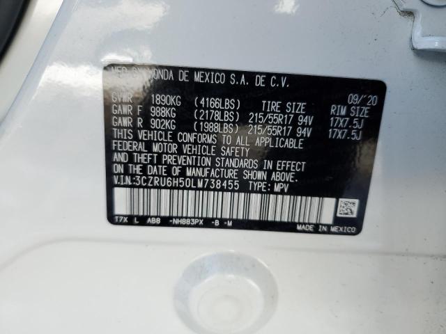 3CZRU6H50LM738455 Honda HR-V EX