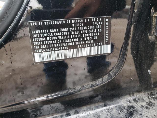3VWLA7AJ1FM246195 Volkswagen JETTA TDI