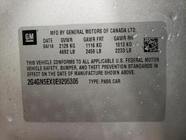 2G4GN5EX0E9295306 Buick Regal Premium