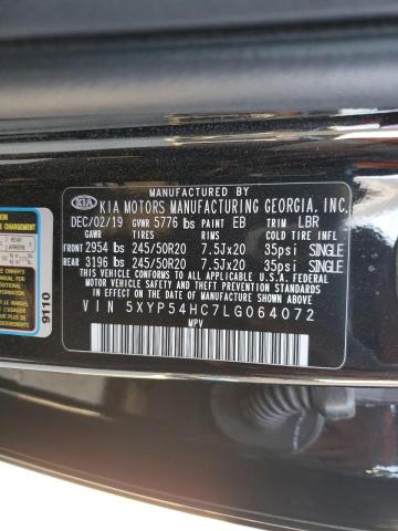 5XYP54HC7LG064072 KIA Telluride Sx