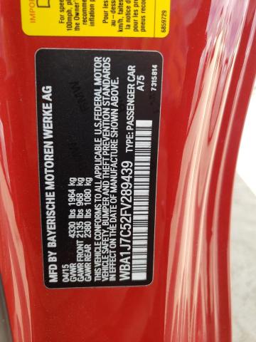 WBA1J7C52FV289439 BMW M235I