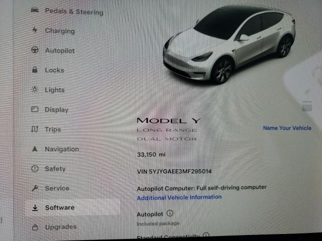 5YJYGAEE3MF295014 Tesla Model Y