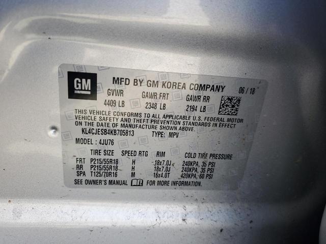 KL4CJESB4KB705813 Buick Encore Preferred