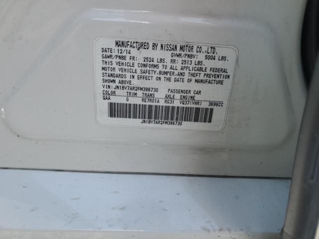 JN1BV7AR2FM396730 Infiniti Q50 BASE