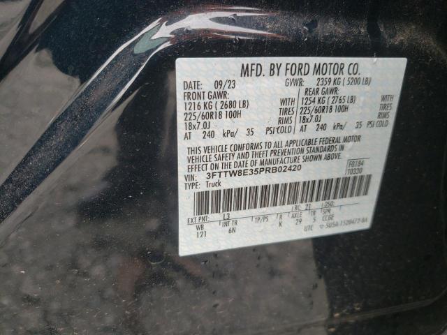 3FTTW8E35PRB02420 Ford Maverick Xl